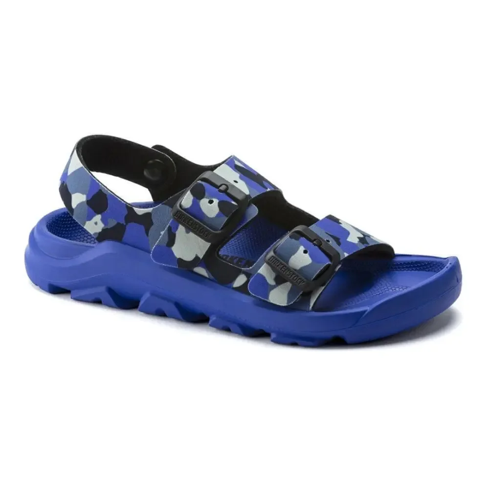 Birkenstock Kids Cork Camo Ultra Blue Mogami Kids Mogami Kids Birko-Flor Size 9c